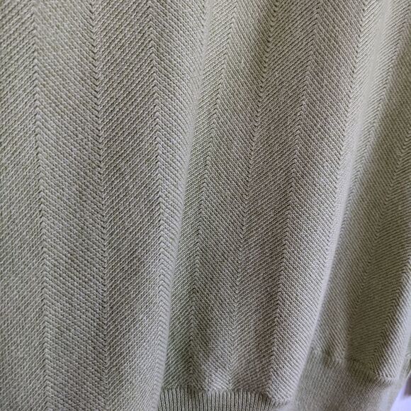 NAUTICA cotton v neck sweater lime color size XL @M - Picture 4 of 10